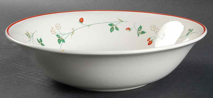 Strawberry Time 9" Round Vegetable Bowl by Epoch-1