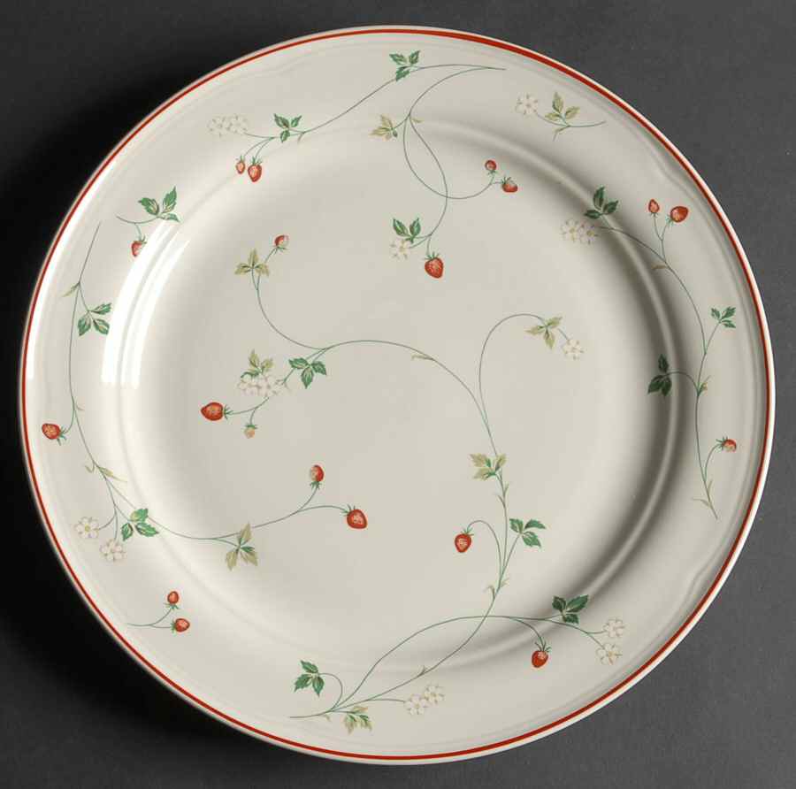 Strawberry Time 12" Chop Plate (Round Platter) by Epoch-1