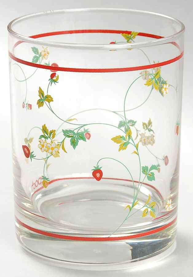 Strawberry Time Glassware Double Old Fashioned by Epoch-1