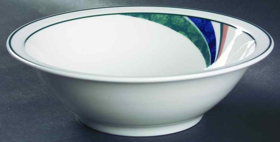 Tradewinds Currents 9" Round Vegetable Bowl by Epoch-1