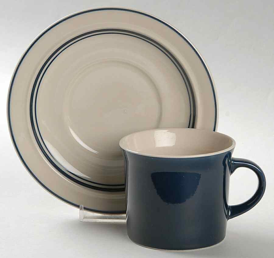 Trellis  Flat Cup & Saucer Set by Epoch-1