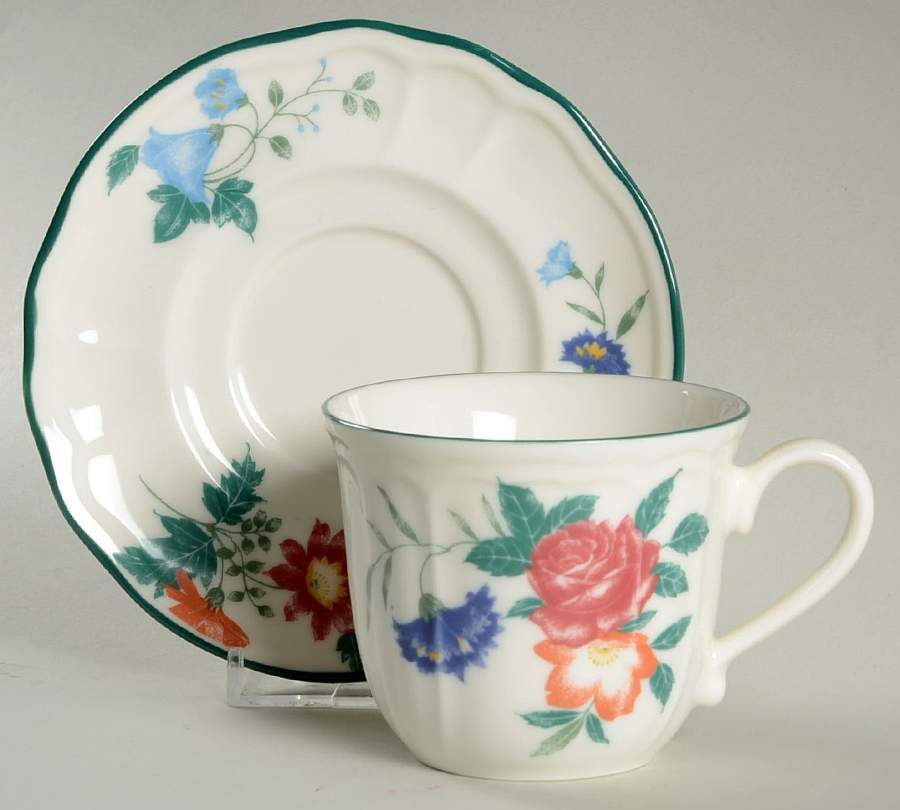 Tudor Court Flat Cup & Saucer Set by Epoch-1