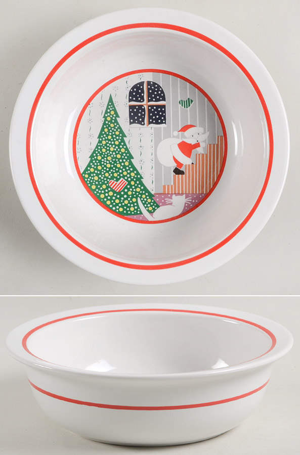 Twas The Night Before Christmas Rim Cereal Bowl by Epoch-1