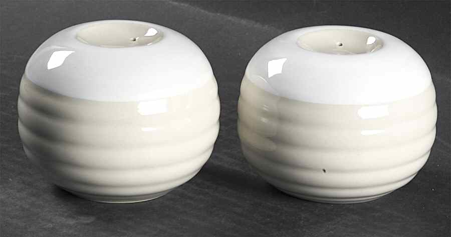 Whipped Cream Beige Salt & Pepper Set by Epoch-1
