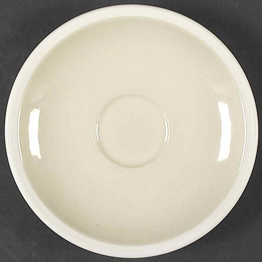 Whipped Cream Beige Saucer for Flat Cup by Epoch-1