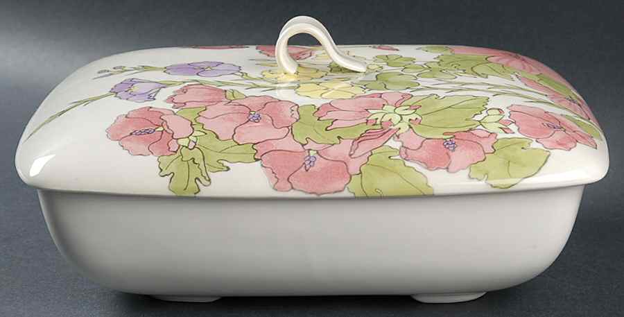 Amaryllis Rectangular Covered Vegetable by Ernestine-1
