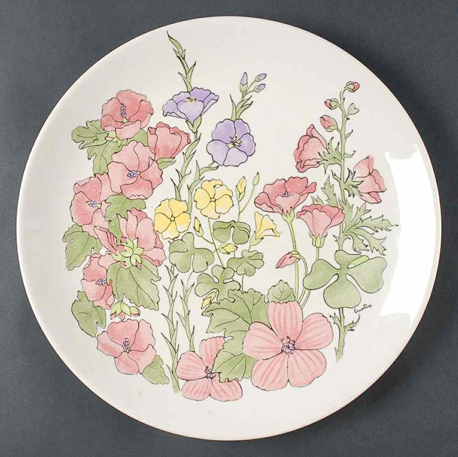 Amaryllis 12" Chop Plate (Round Platter) by Ernestine-1