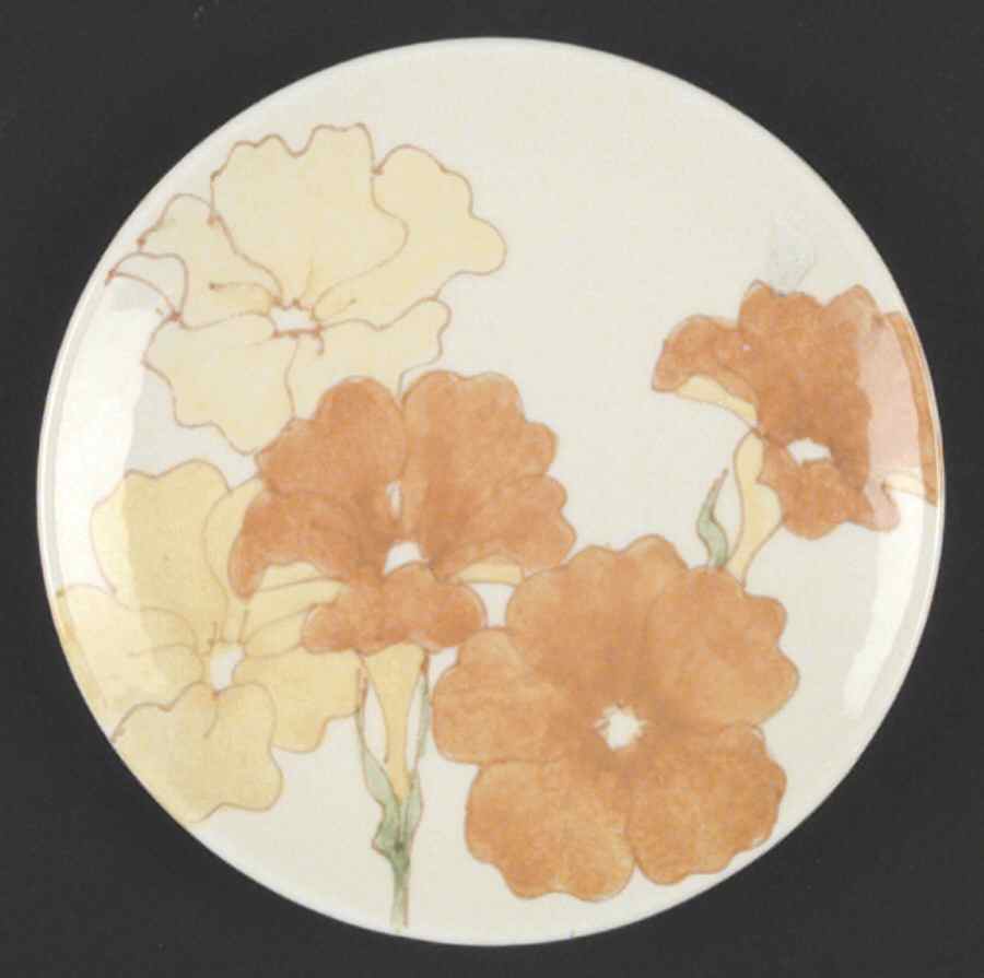 Dahlia Bread & Butter Plate by Ernestine-1
