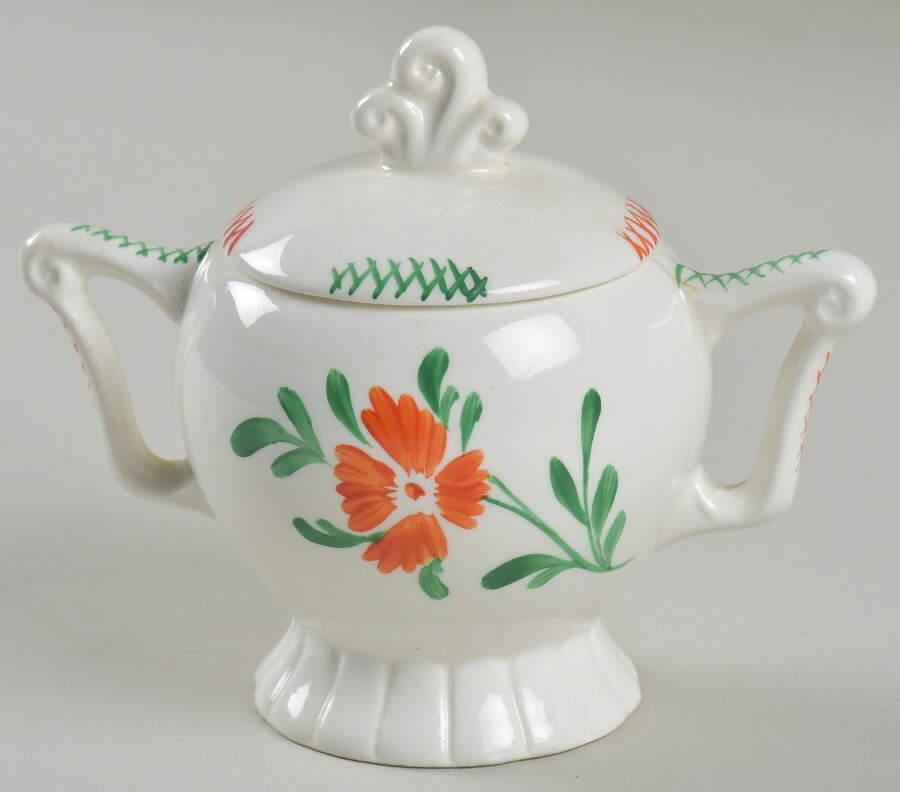 3148 (E & R) Mini Sugar Bowl & Lid by Erphila-1