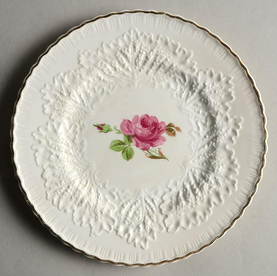 Princess Rose Salad Plate by Erphila-1