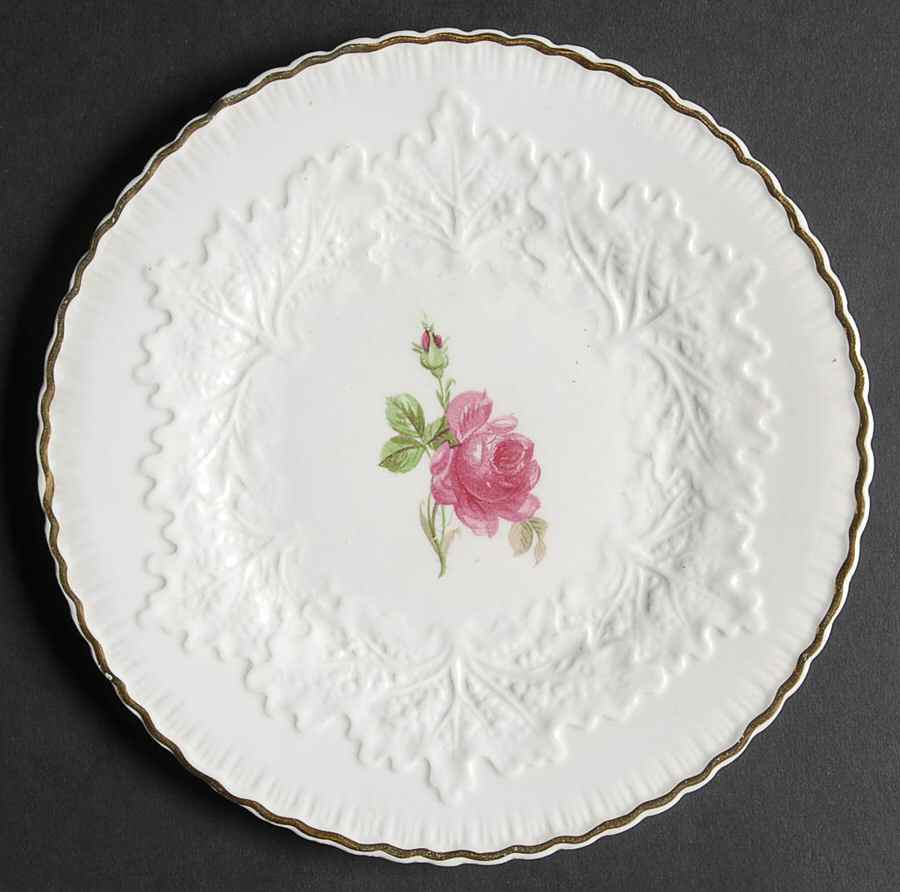 Princess Rose Bread & Butter Plate by Erphila-1
