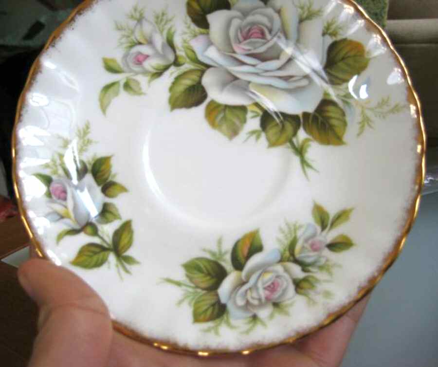 Rose Queen Series Saucer for Footed Cup by Erphila-1