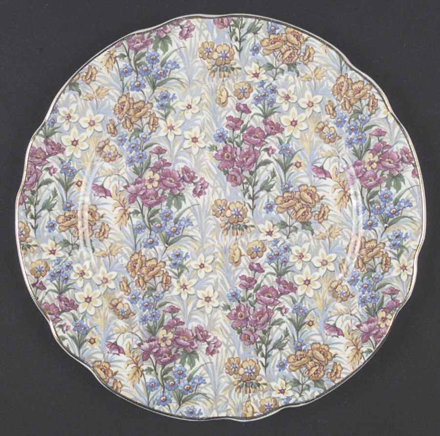 Sussex Cheery Chintz Luncheon Plate by Erphila-1