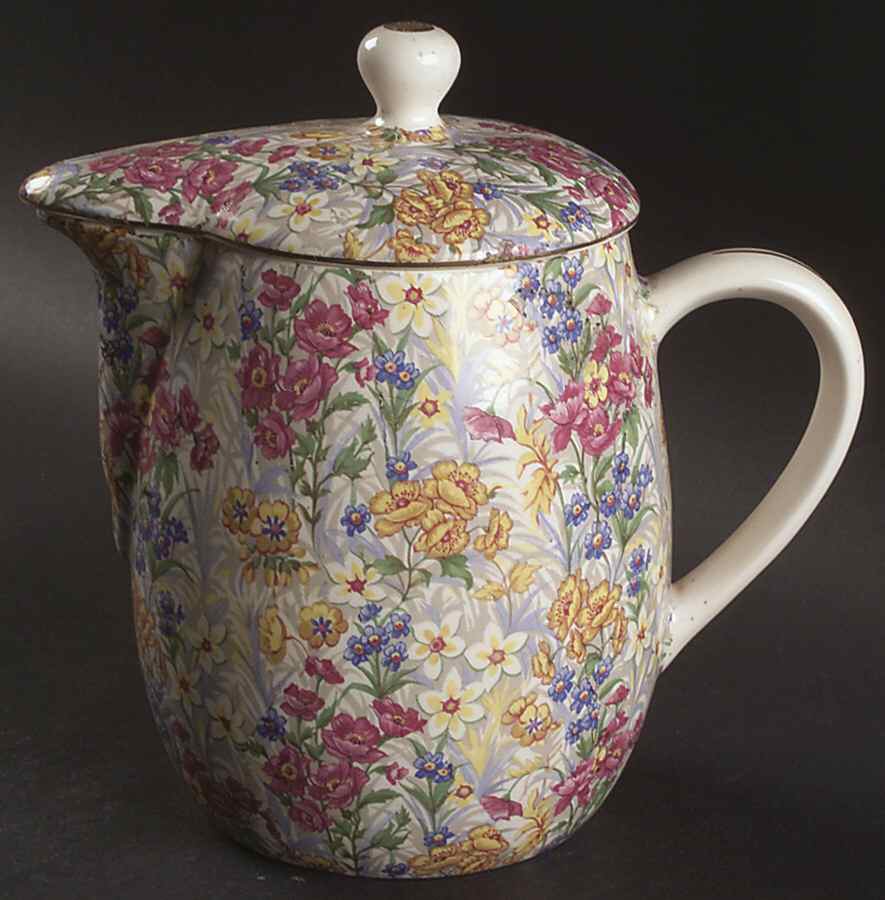 Sussex Cheery Chintz 40 Oz Pitcher with Lid by Erphila-1