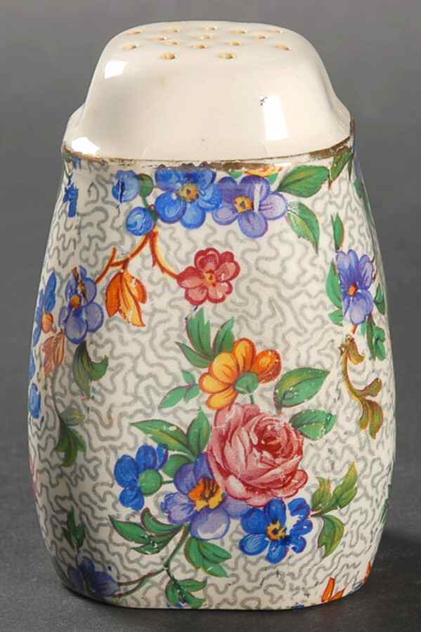 Warwick (Gray Lines, Gold Trim) Pepper Shaker by Erphila-1