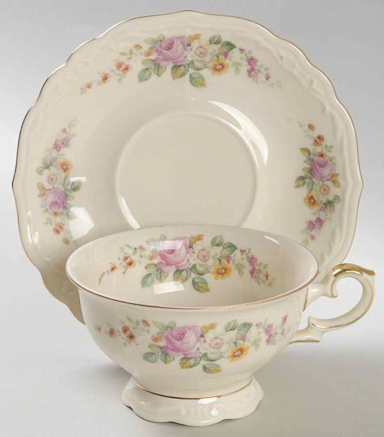 A2045 Footed Cup & Saucer Set by Eschenbach-1