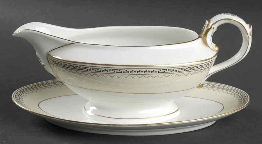 A2150 Gravy Boat with Attached Underplate by Eschenbach-1