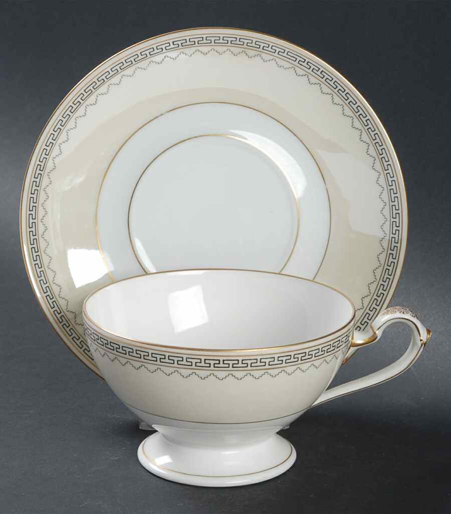 A2150 Footed Cup & Saucer Set by Eschenbach-1