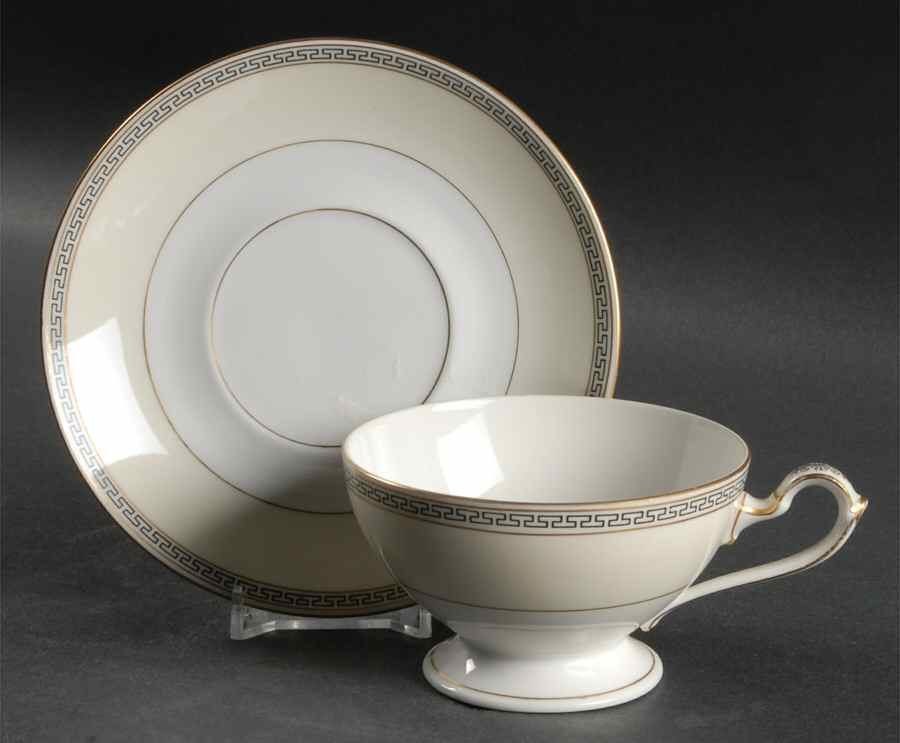 A2254 Footed Cup & Saucer Set by Eschenbach-1