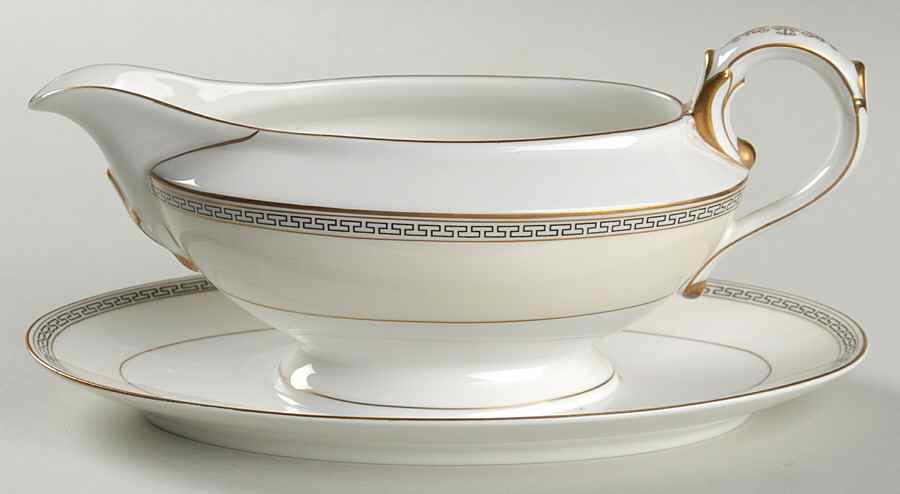 A2254 Gravy Boat with Attached Underplate by Eschenbach-1