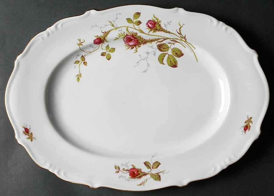 Briar Rose 15" Oval Serving Platter by Eschenbach-1