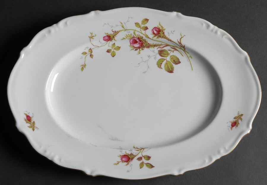 Briar Rose 13" Oval Serving Platter by Eschenbach-1