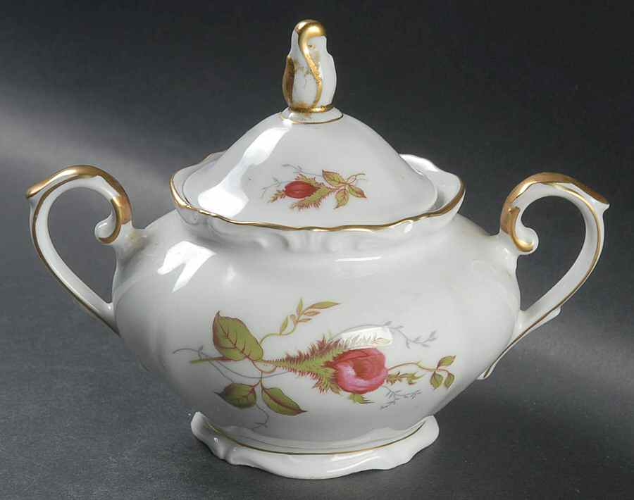 Briar Rose Sugar Bowl & Lid by Eschenbach-1