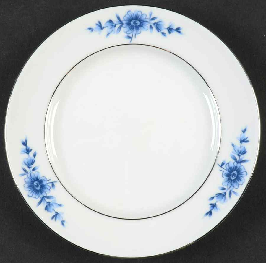 Danish Blue Bread & Butter Plate by Eschenbach-1