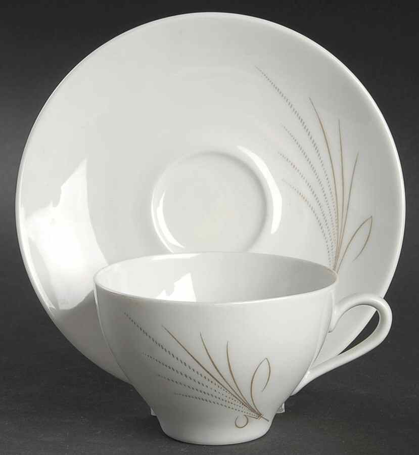 ESC1 Flat Cup & Saucer Set by Eschenbach-1