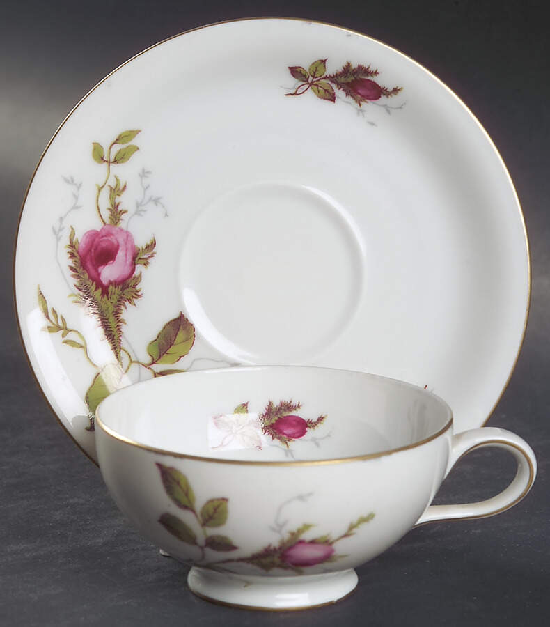 P531 Footed Demitasse Cup & Saucer Set by Eschenbach-1