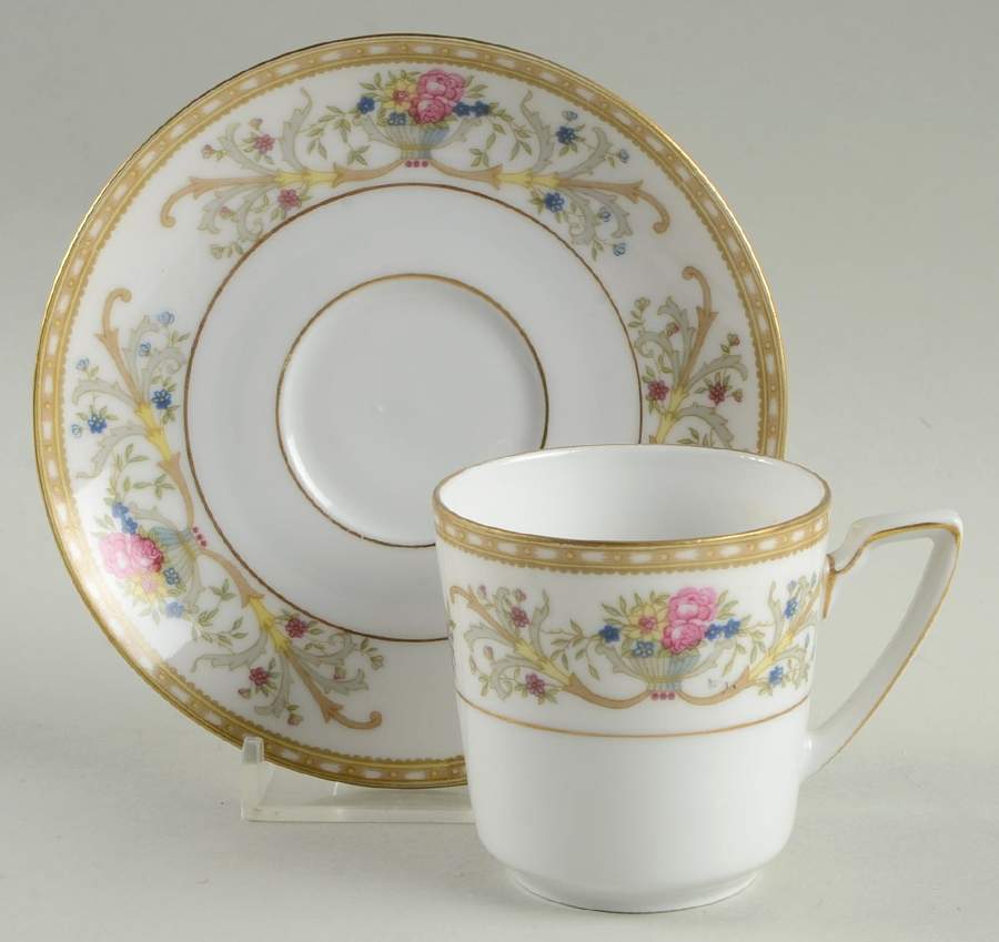 ESC23 Flat Demitasse Cup & Saucer Set by Eschenbach-1