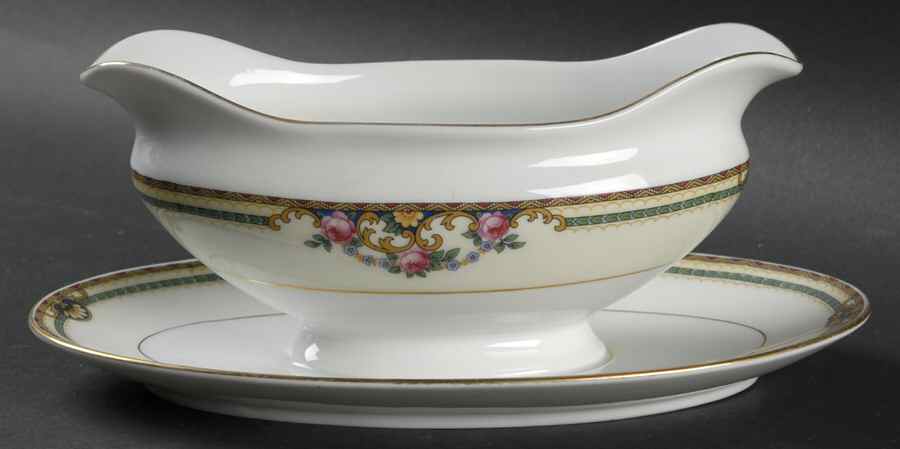 Gloria Gravy Boat with Attached Underplate by Eschenbach-1