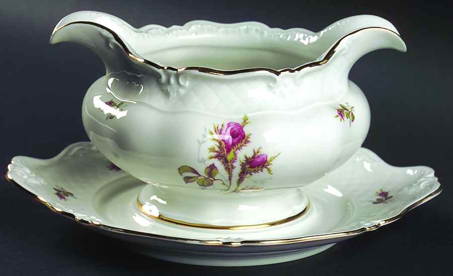 010775 Gravy Boat with Attached Underplate by Eschenbach-1