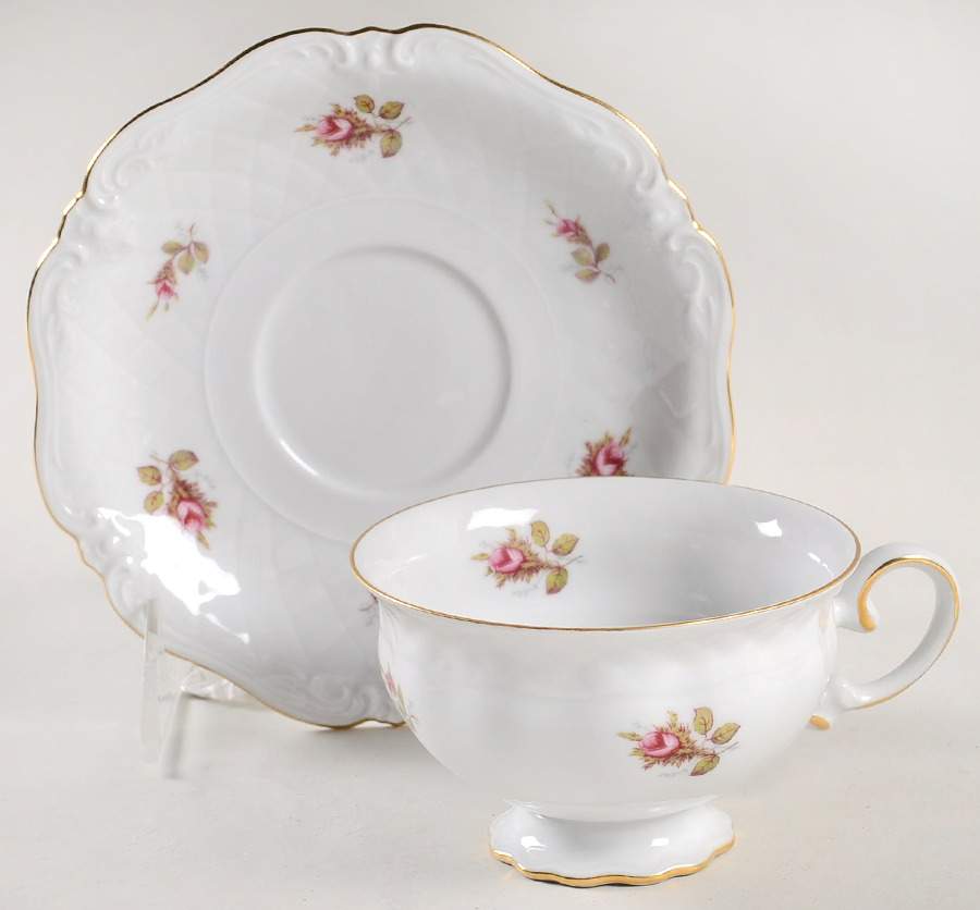 010775 Footed Cup & Saucer Set by Eschenbach-1