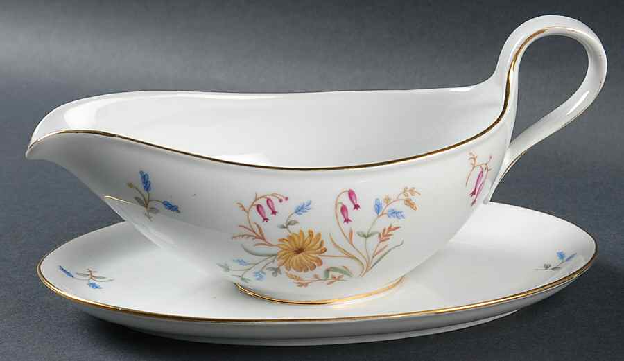 F242 Gravy Boat with Attached Underplate by Eschenbach-1