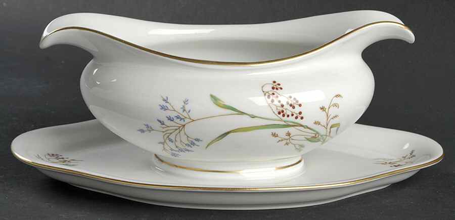 F243 Gravy Boat with Attached Underplate by Eschenbach-1