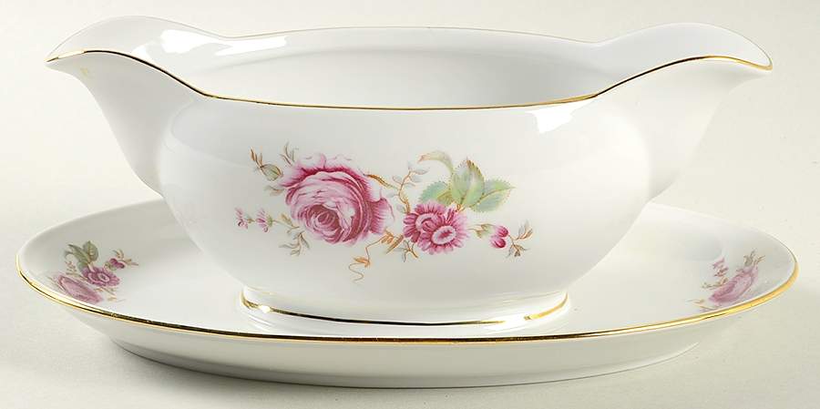 P860 Gravy Boat with Attached Underplate by Eschenbach-1