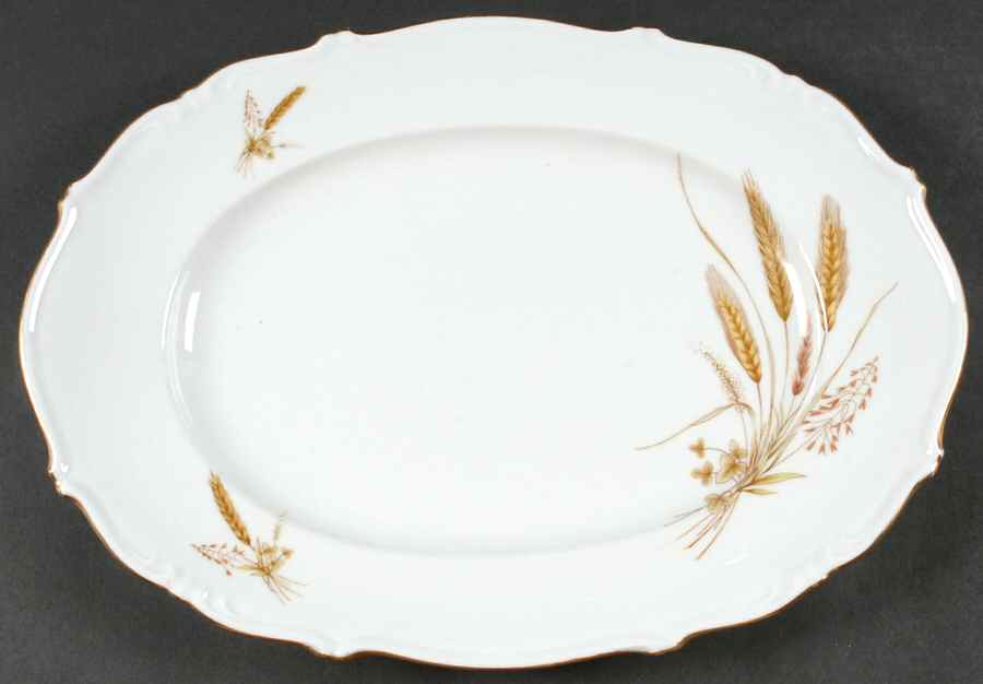 Royal Wheat 15" Oval Serving Platter by Eschenbach-1