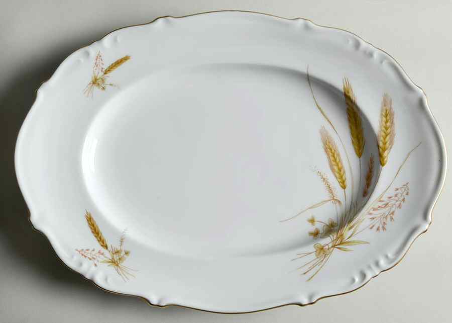 Royal Wheat 13" Oval Serving Platter by Eschenbach-1