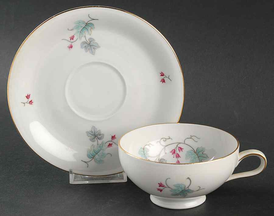 W1171 Footed Cup & Saucer Set by Eschenbach-1