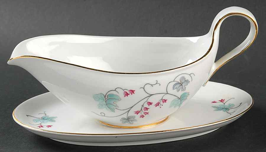 W1171 Gravy Boat with Attached Underplate by Eschenbach-1