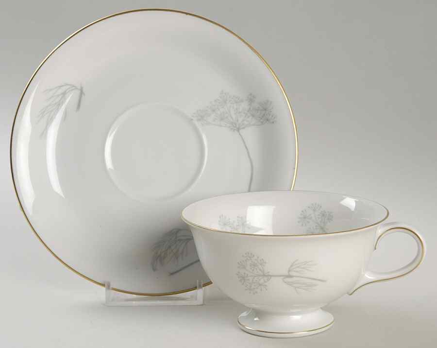 W1455 Footed Cup & Saucer Set by Eschenbach-1