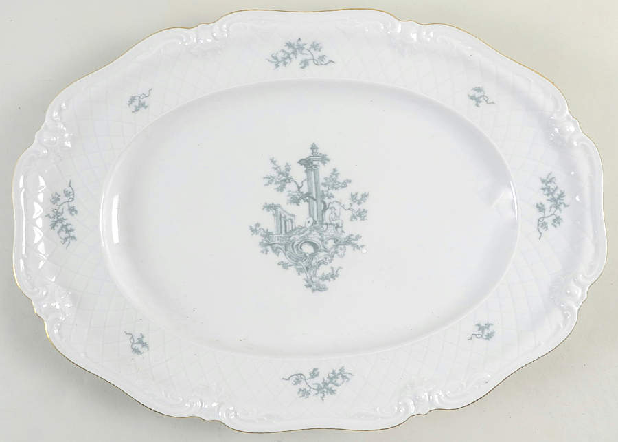 W2064 14" Oval Serving Platter by Eschenbach-1