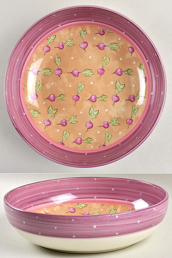 Bois D'Arc Tutti Fruitti 10" Large Salad Serving Bowl by Essex Collection-1