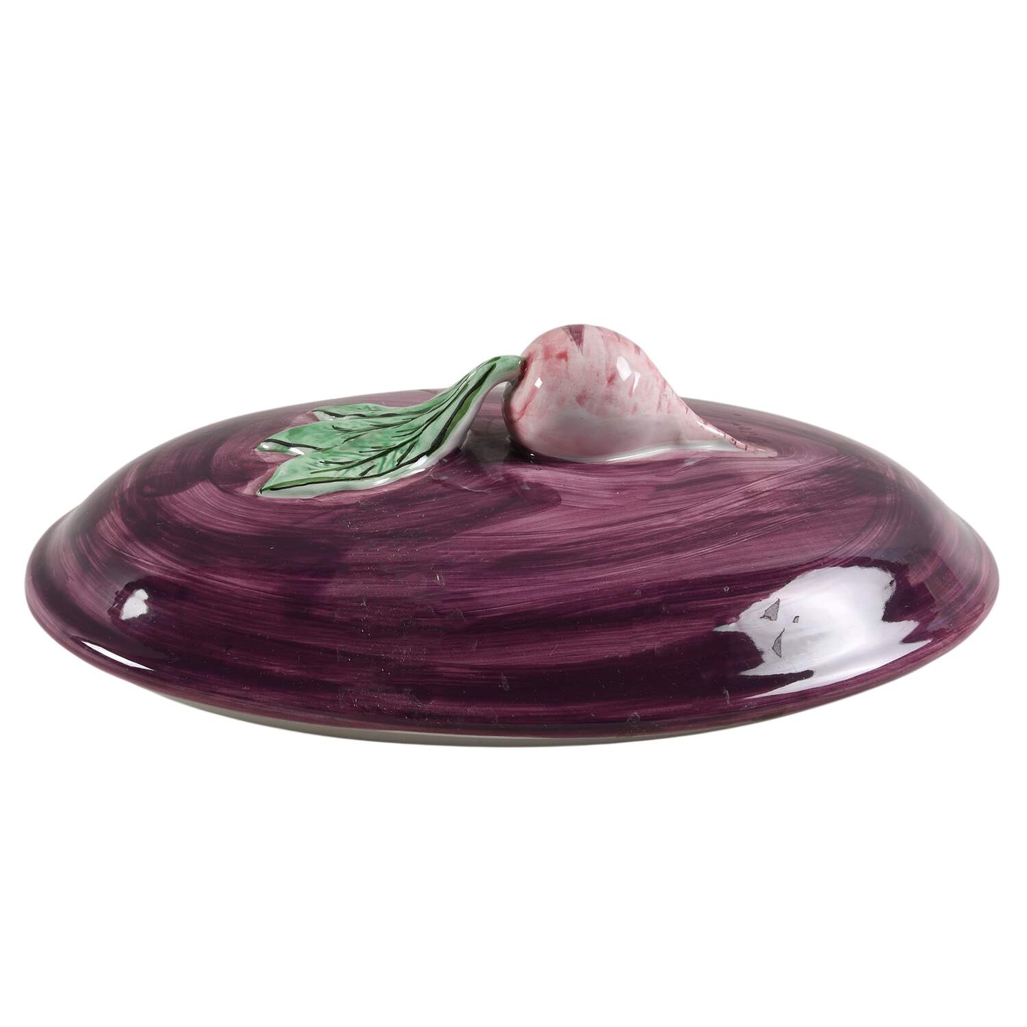 Bois D'Arc Tutti Fruitti Lid for 3 Qt Oval Covered Casserole by Essex Collection-1