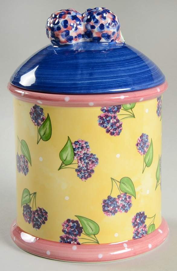 Bois D'Arc Tutti Fruitti Small Canister & Lid by Essex Collection-1