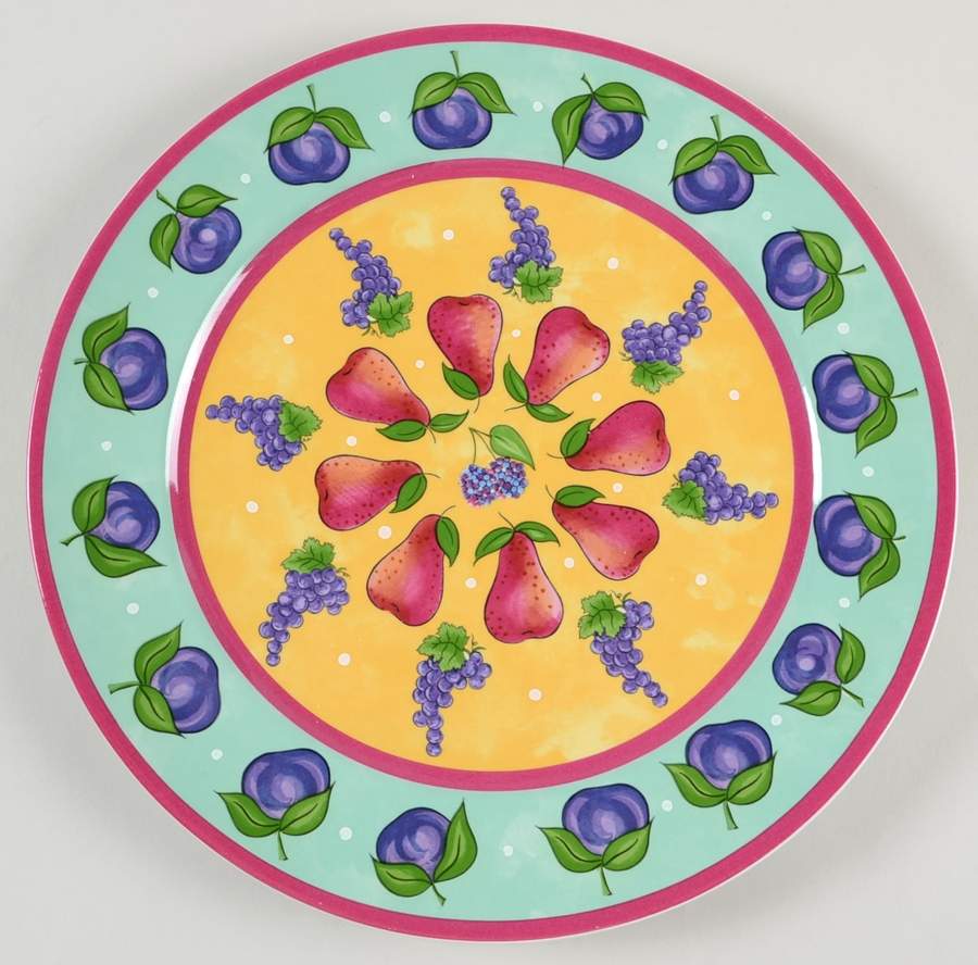 Bois D'Arc Tutti Fruitti Service Plate (Charger) by Essex Collection-1