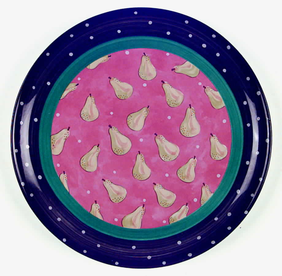 Bois D'Arc Tutti Fruitti Coupe Dinner Plate by Essex Collection-1