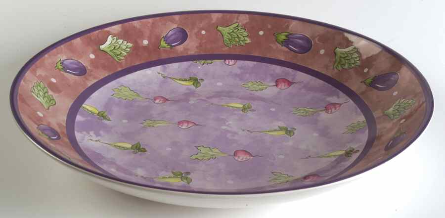 Bois D'Arc Tutti Fruitti 13" Pasta Serving Bowl by Essex Collection-1