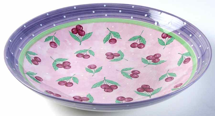 Bois D'Arc Tutti Fruitti 13" Pasta Serving Bowl by Essex Collection-1